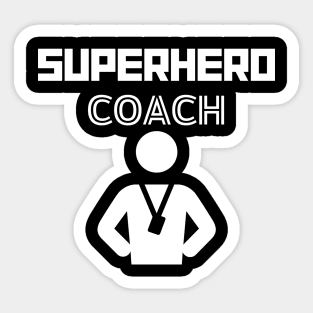 Superhero Coach Sticker